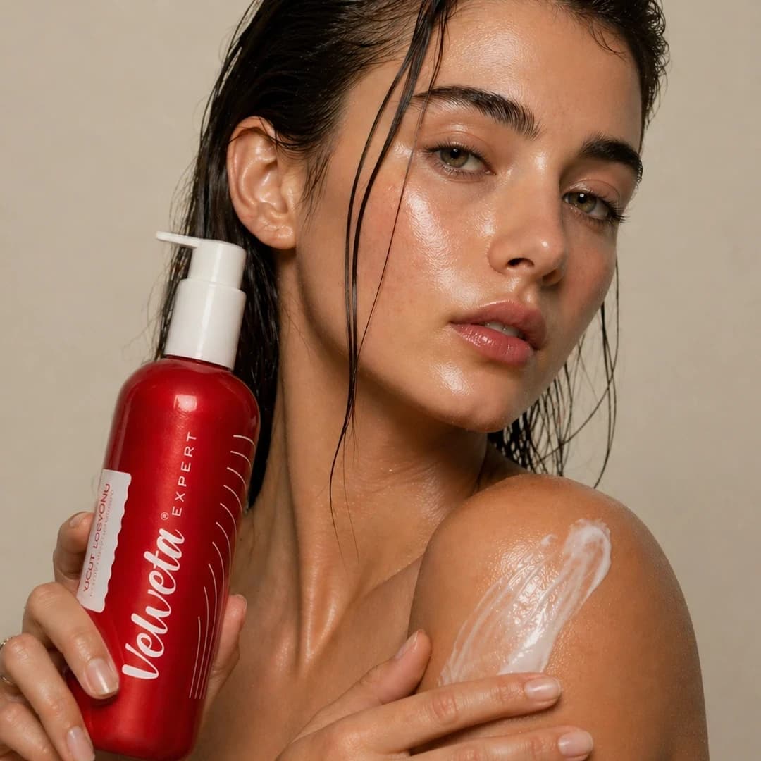 Velveta Expert Body Lotion 400ml background